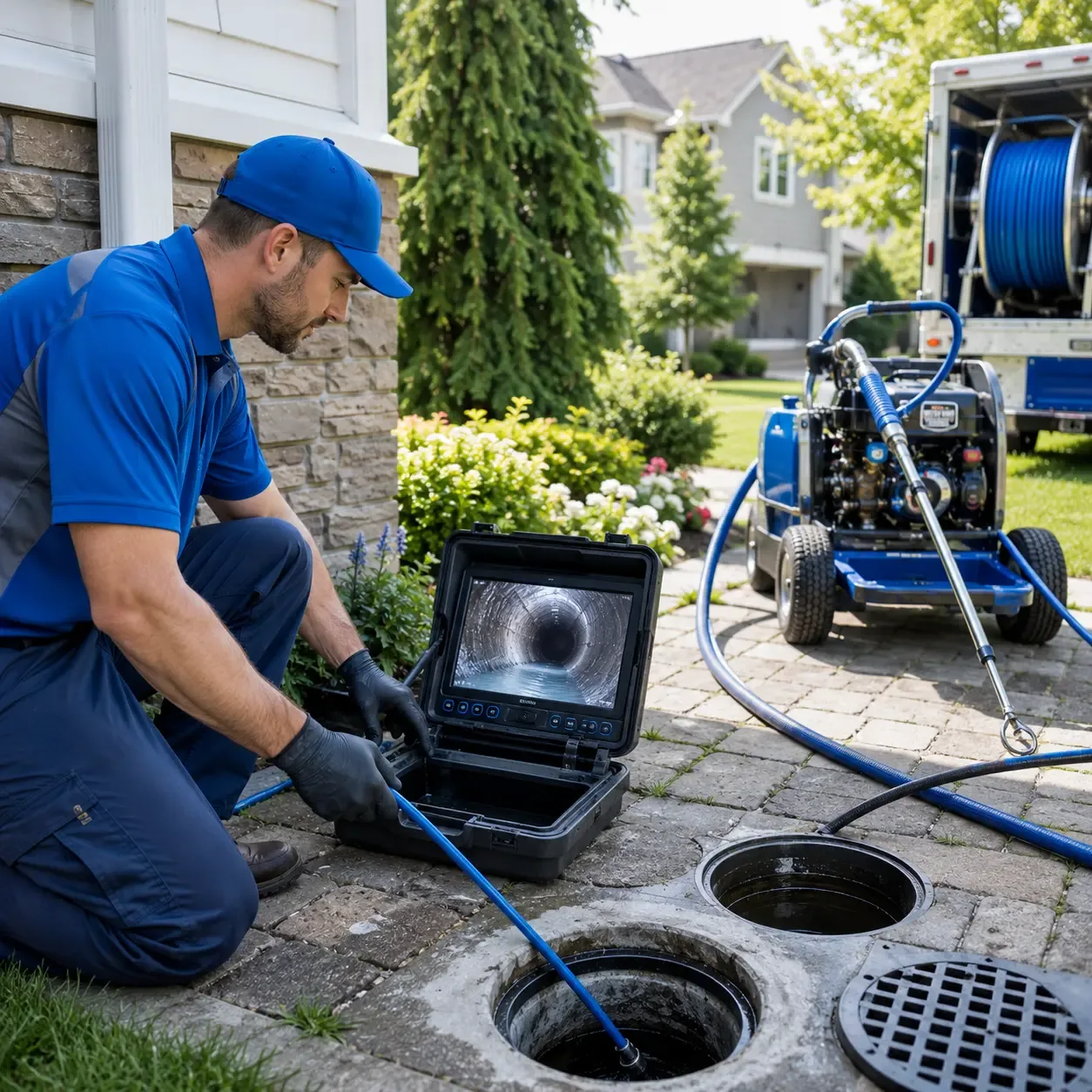 Outdoor drain cleaning professionals serving Elgin, IA