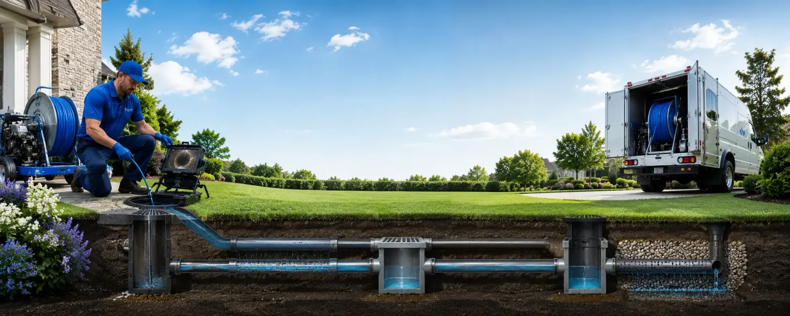 Outdoor drain cleaning information for Elgin, IA